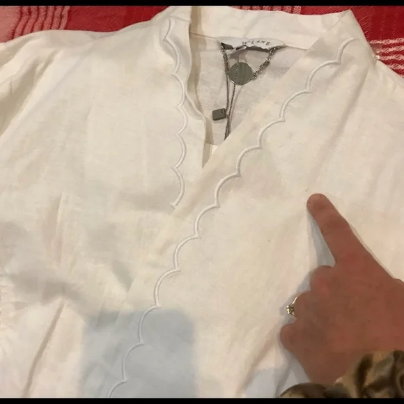 Size 20 NWT White Linen over-jacket/coat - Picture 12 of 15